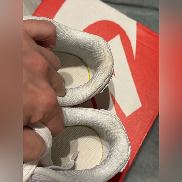 Nike Air Max 90 LTR SE "White/Aura/Lt Madder Root" GS size 7Y - Picture 11 of 11